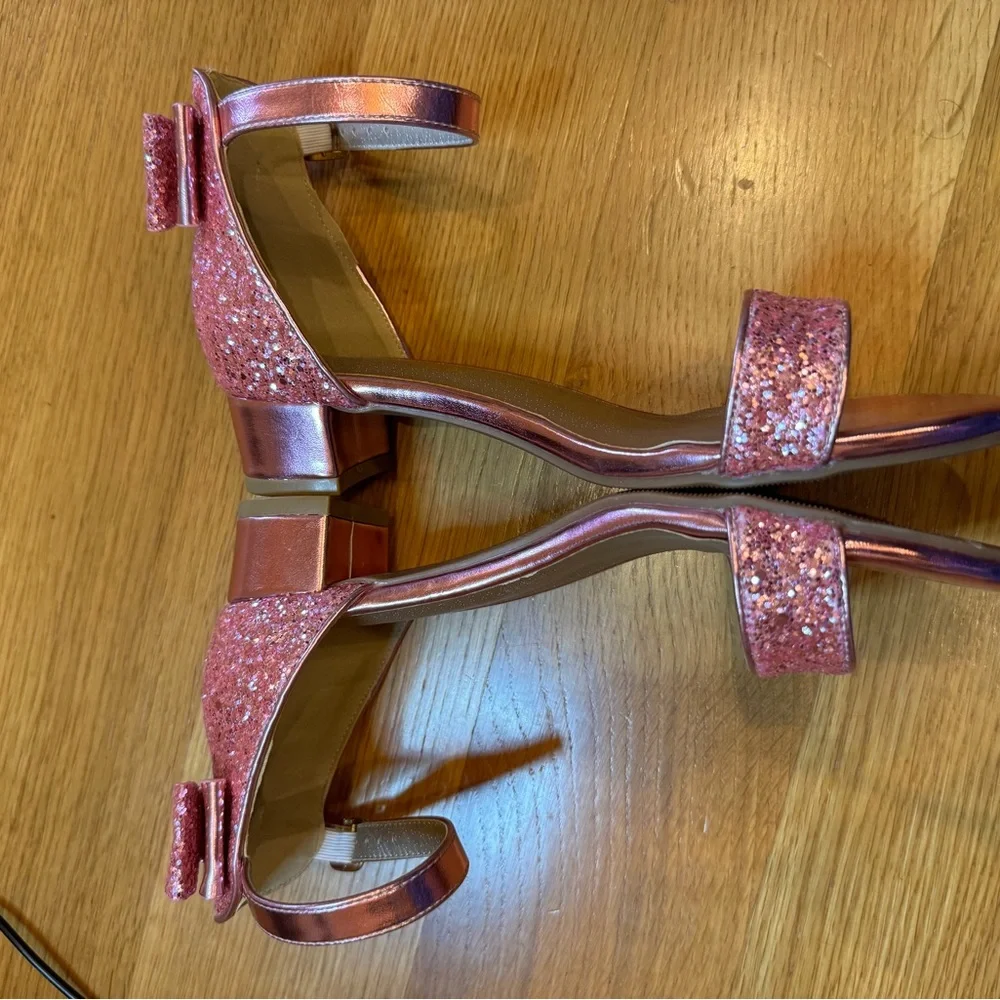 Panda Ninjia Brand Beautiful Pink Glitter Women's Heals size 6 Formal Prom HOCO
